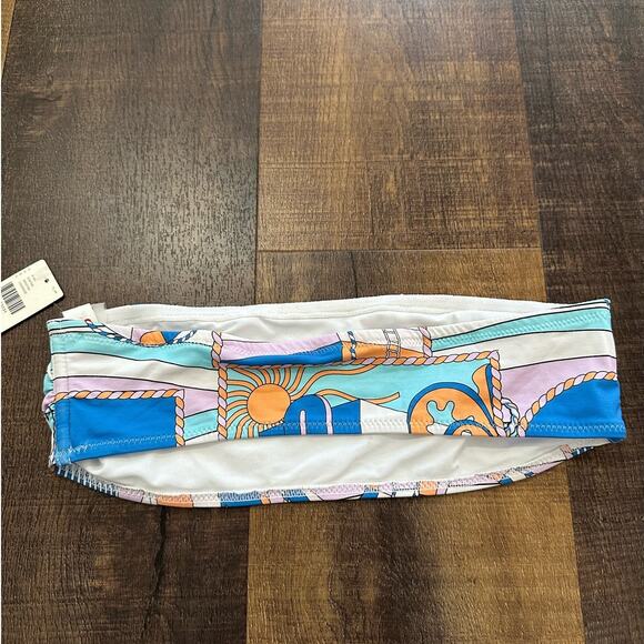NWT Anthropologie Solid & Striped Arden Bandeau Bikini Top Size Small - Picture 6 of 9